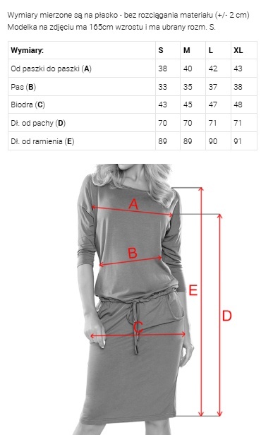 Sukienka ze złotymi zamkami - beżowa w CZARNY WZÓR