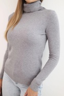 Bluzka sweter golf basic Szary